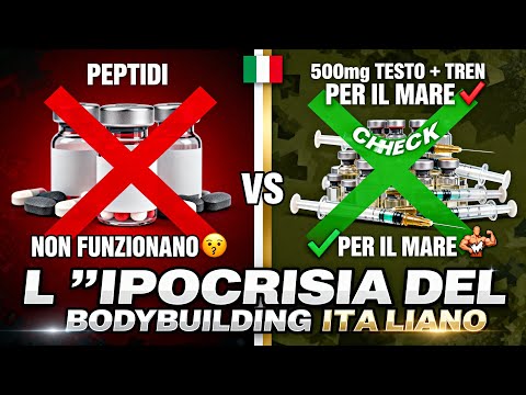 Preparatori Italiani: 'I Peptidi Non Funzionano' Ma Ti Danno Grammi di Steroidi Per Andare Al Mare