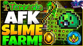 Terraria How to Make AFK Slime Farm (EASY!)
