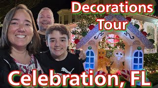 Celebration, Florida Has Amazing Residential Christmas Decorations! This Is Christmas Town!