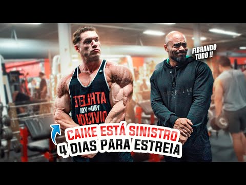 CAIKE BUGOU BALESTRIN COM SEU SHAPE - ELE ESTÁ IMPRESSIONANTE