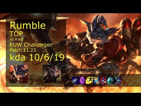 Rank 2 EUW Rumble: Top vs Kled