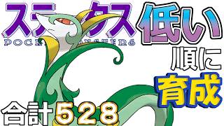 【ポケモンＳＶ全国編１１０】ジャローダ【ステータス低い順に育成】