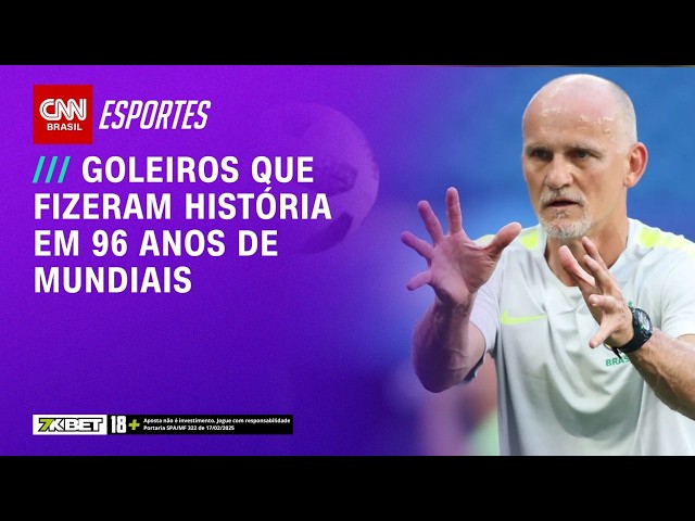 Fatos da Copa: Goleiros que fizeram história em 96 anos de mundiais | CNN PRIME TIME