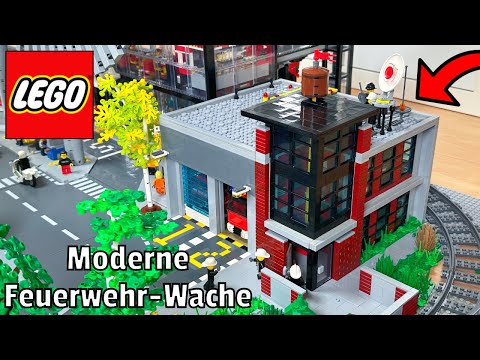 Das MUSS in eine LEGO® Stadt!!! - Bau der Feuerwehr Station mit Fahrzeugen | LEGO® Stadt Update #76