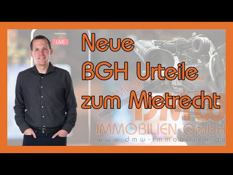 Neue BGH Urteile zum Mietrecht - immo-info #39