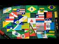 All Brazilian State Flags Drawing Collection