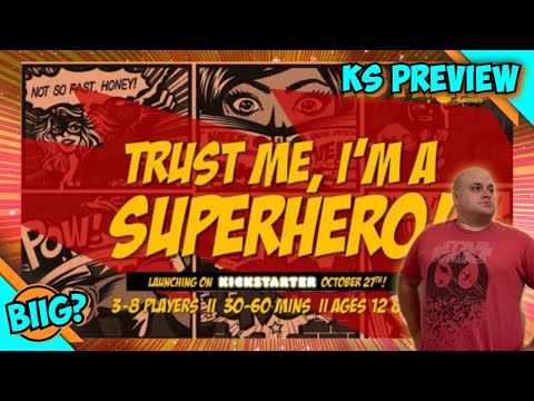 TRUST ME, I'M A SUPERHERO | Kickstarter Preview | How To Play