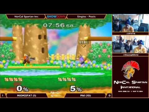 NorCal Spartan Invitational 2014 - Pools: Round Robin - MIOM|SFAT (Fox) vs Phil (Fox)