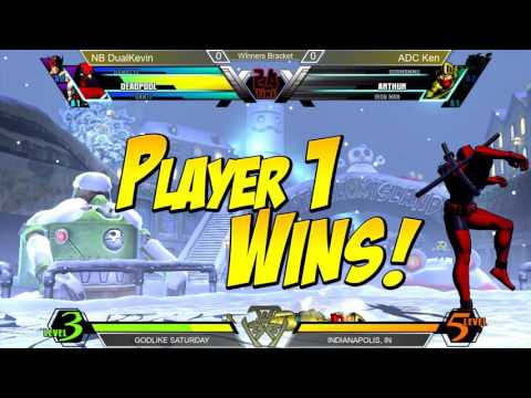 NB Dual Kevin vs ADC Ken - Godlike Saturday UMVC3 11/5/16
