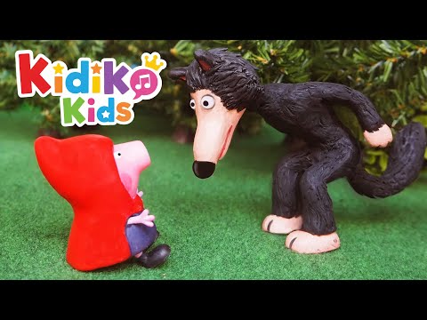 Little Red Riding Hood and the Big Bad Wolf with Peppa Pig's toys 💖 Storytime and Songs