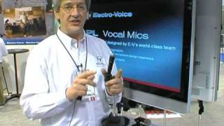Video thumbnail for [NAMM] ELectroVoice PL microphone series 2/2 by Audiofanzine in English