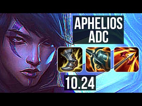 APHELIOS & Maokai vs DRAVEN & Leona (ADC) | Legendary, 300+ games | KR Challenger | v10.24