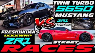 TWIN TURBO S650 VS FRESHHKIICKS 1XXXWHP C6 ZR1, G80 M3, C6Z06, TWIN TURBO F150, CTS-V, HELLCAT