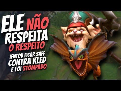 ENTENDA O REAL PODER DE UM KLED SOLOQ, ESSE MONSTRO E FEIO MAS E MUITO PODEROSO. DESTRUI A RANKED !