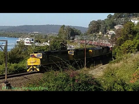 SSR Lash Up Grain Train : C509 , C506 , RL304 , C504 - 602 , 48s34 and 44204 Koolewong NSW