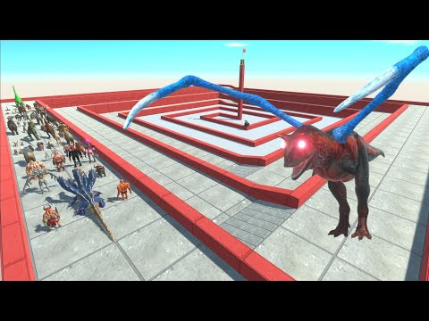 ESCAPE FROM ALIEN CARNOTAURUS - ARBS - Animal Revolt Battle Simulator