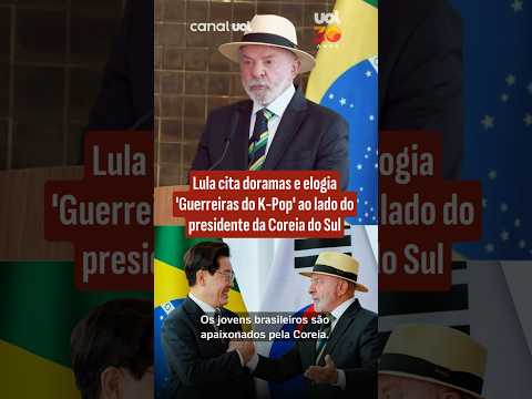 Lula cita doramas e elogia ‘Guerreiras do K-Pop’ ao lado do presidente da Coreia do Sul: vídeo