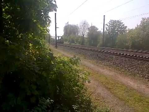 DRS 37038, 37606 with 6m56 Berkeley - Crewe Nuclear flasks at cofton hackett