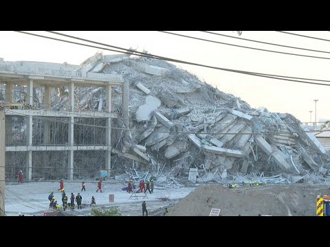 Aftermath at Bangkok construction site after quake collapses skyscraper | AFP