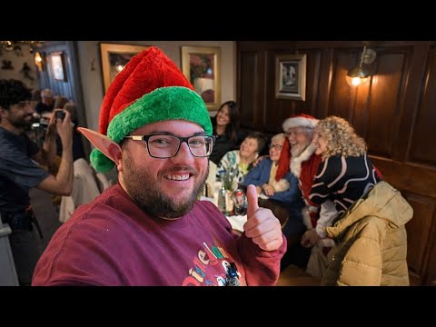 We Spent Christmas Day with Santa Claus at Scotland Oldest Pub!