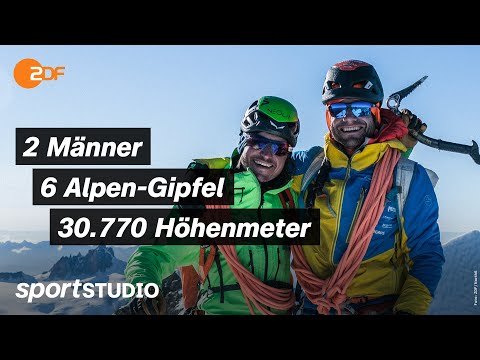 Die härteste Berg-Tour der Welt: In 18 Tagen auf die sechs größten Alpen-Nordwände | sportstudio