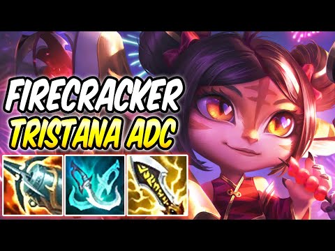 FIRECRACKER TRISTANA FULL CRIT ADC GAMEPLAY | Best Build & Runes | League of Legends