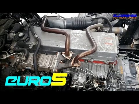 Hino E13C Euro5 Engine View