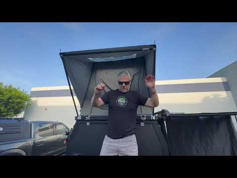 Overland Vehicle Systems New Camper Shell Rooftop Tent: Code Red