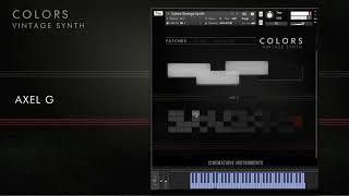 Video thumbnail for Playing Colors Vintage Synth by CINEMATIQUE INSTRUMENTS