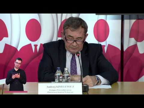 Wybory samorządowe 2014 — Konferencja Prasowa PKW z dnia 17.11.2014, godz. 6.15 (język migowy)