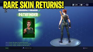 super rare skin returns fortnite daily item shop august 4th how to - pathfinder fortnite skin