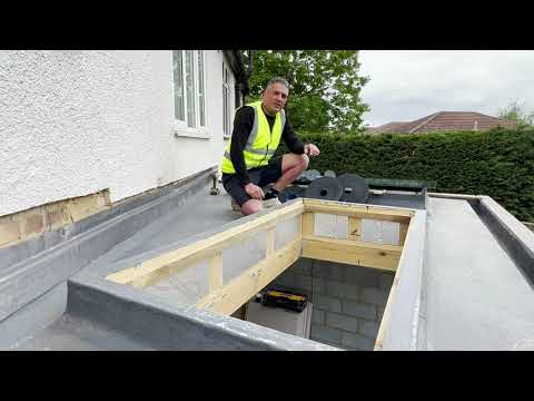 How to Install a Frameless Skylight - Saris-Extensions