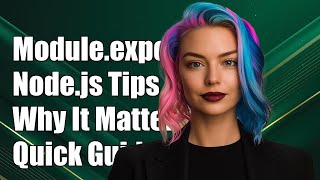 Understanding Why module.exports Needs to Be Passed with module in Node.js
