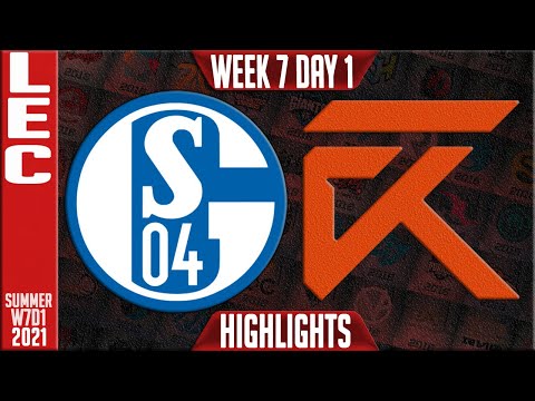 S04 vs XL Highlights | LEC Summer 2021 W7D1 | Schalke 04 vs Excel