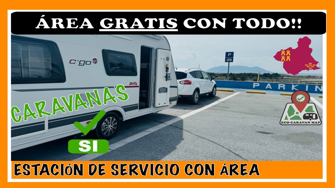 Área de caravanas y autocaravanas GRATIS !! - Un alto en el camino con CARAVANA