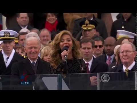 ビヨンセ - オバマ大統領就任式で星条旗 2013年1月21日 (Beyonce - The Star Spangled Banner  at Obama Inauguration 21 Jan 2013)