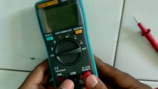 M. Roni Setiawan - How to Check Resistor by Digital Multimeter