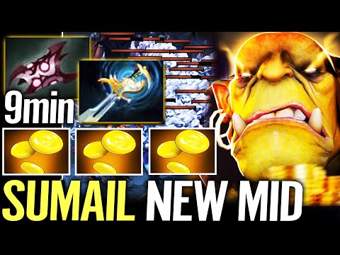 🔥 SUMAIL Alchemist MID IS BACK — No Radiance No Fury still Fast Farm x2 Medusa Net Worth Dota 2 Pro