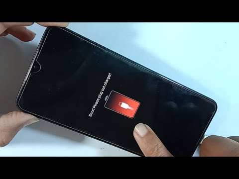 Error please plug out charger problem