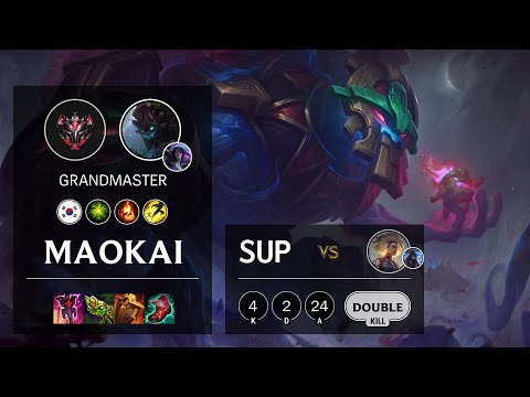 Maokai Support vs Rell - KR Grandmaster Patch 10.25b