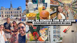FINAL DE SEMANA COM OS AMIGOS, COLOCAMOS OS QUADROS NO HALL e muito mais ❤️ - Bruna Paula
