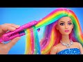Transformação de boneca DIY ✨ penteado, spa e acessórios fofos