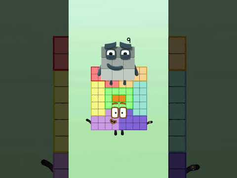 numberblocks skip counting by 9 | #shorts #youtubeshorts  #learntocount #mathsforkids #numberblocks