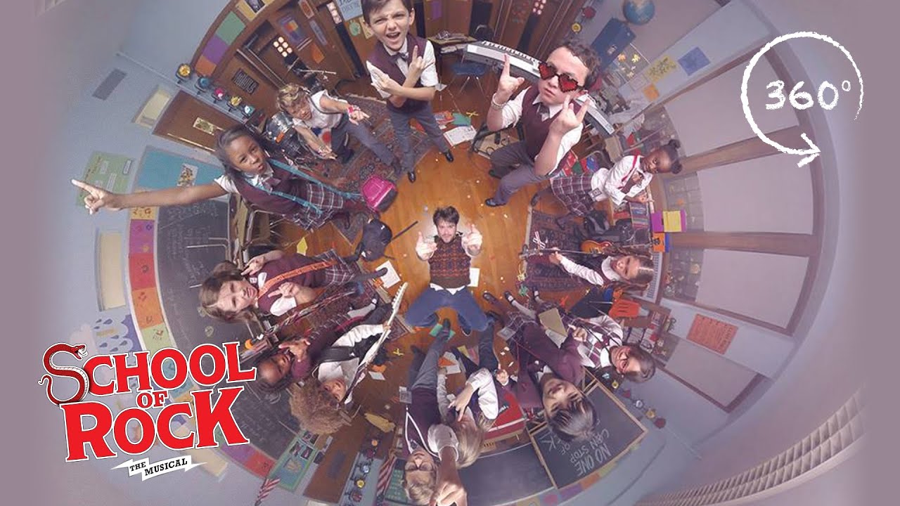 SCHOOL OF ROCK: The Musical â€“ â€œYouâ€™re in the Bandâ€ (360 Video) - YouTube