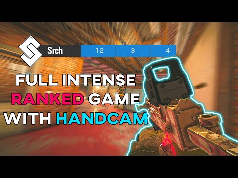 Full Intense Ranked Game With HANDCAM Ranked Highlights - Rainbow Six Siege