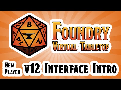 Foundry Vtt V12 Interface New Player Intro