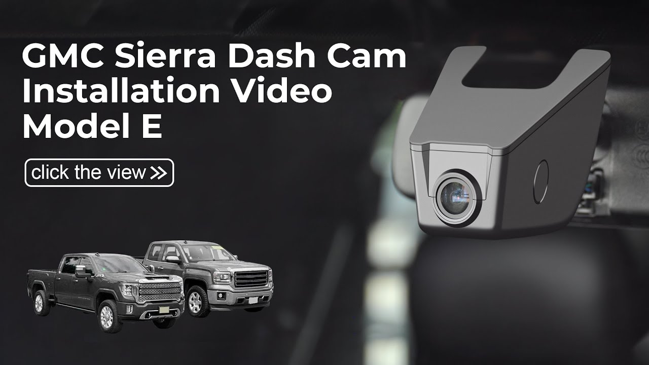 GMC Sierra 032D-1(Model E) dash cam Installation|Mangoal tech dash cam