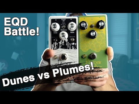 EQD DUNES vs PLUMES Shootout | EarthQuaker Devices Overdrive Pedal Battle