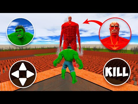 HULK vs GIANT TITAN in the Ultimate Maze Showdown! (Garry’s Mod)