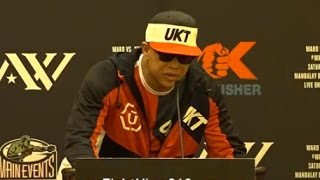 STRONG WORDS FROM VIRGIL HUNTER TO KOVALEV "CAN'T DRINK VODKA YEAR IN & YEAR OUT" "NOT OVERTRAINING"